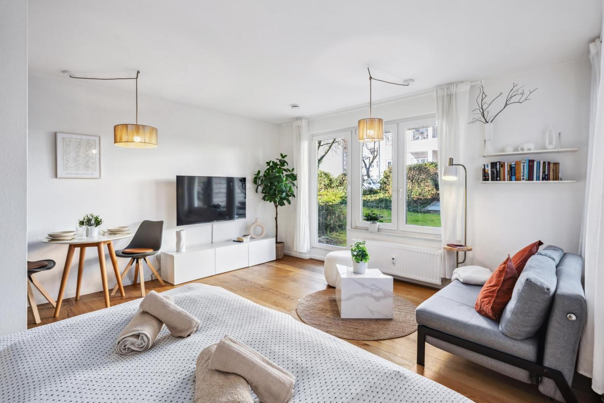 Stilvolles Apartment in ruhiger Lage Leipzig Eksteriør billede